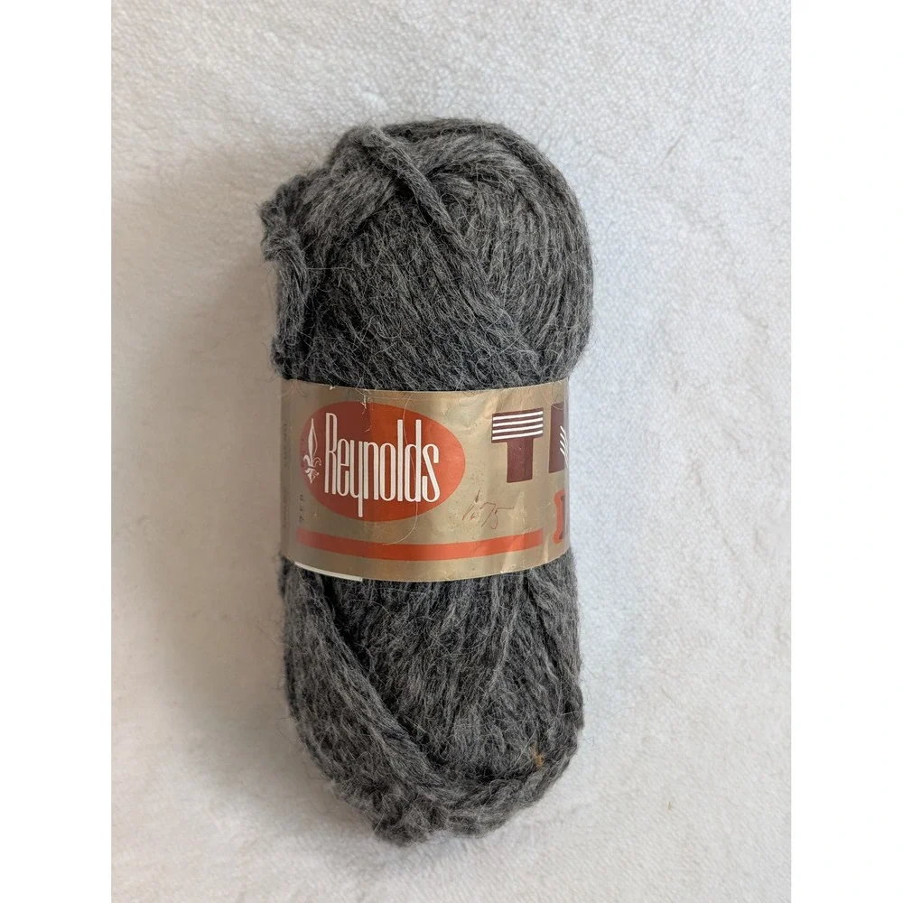 Reynolds Lopi Yarn Iceland‎ 100g Dark Grey 100% Pure New Mountain Sheep Wool 758